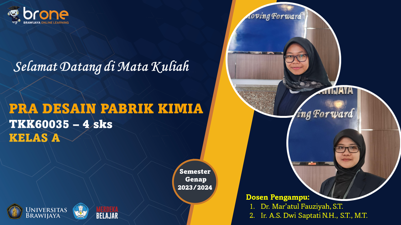 Pra Desain Pabrik Kimia Kelas A