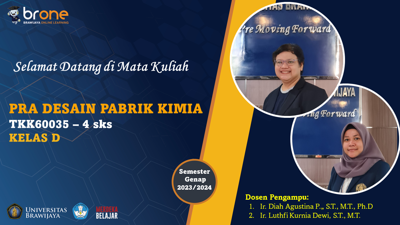 Pra Desain Pabrik Kimia Kelas D