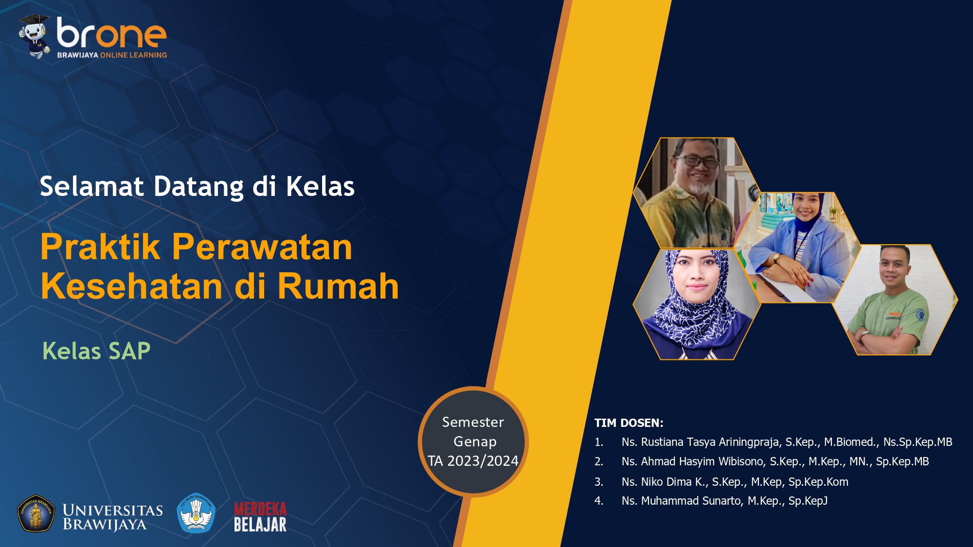 Mata kuliah Pilihan: Praktik Perawatan Kesehatan di Rumah (Kelas SAP)