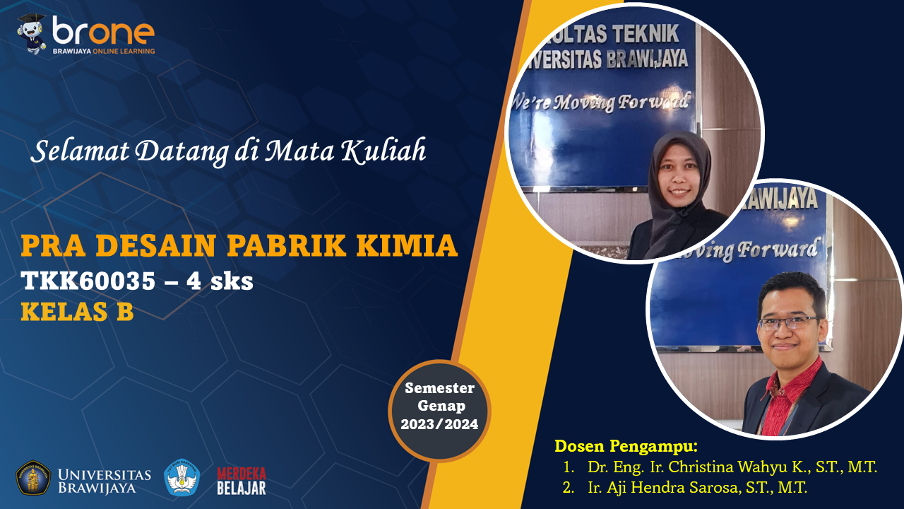 Pra Desain Pabrik Kimia Kelas B