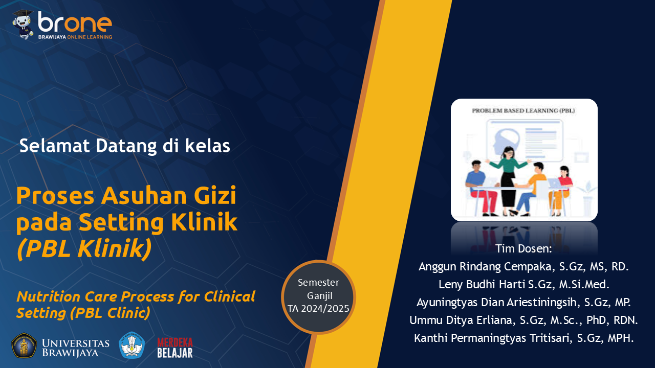 Proses Asuhan Gizi Pada Setting Klinik