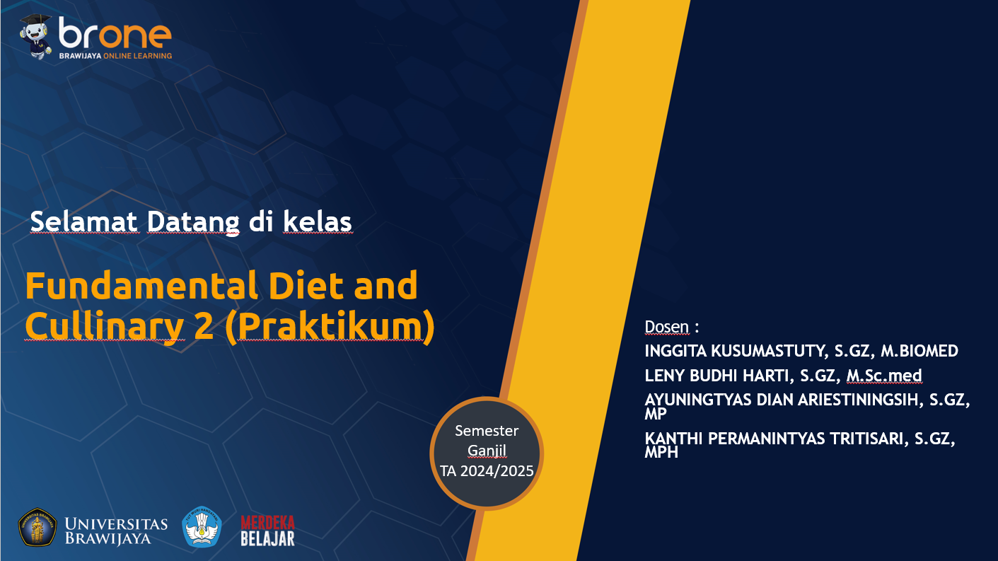 Dasar-Dasar Diet dan Kuliner 2 (P)