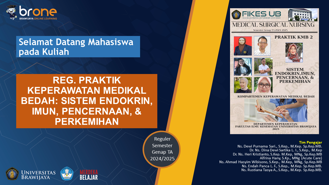 Praktik Keperawatan Medikal Bedah: Sistem Endokrin, Imun, Pencernaan, Perkemihan