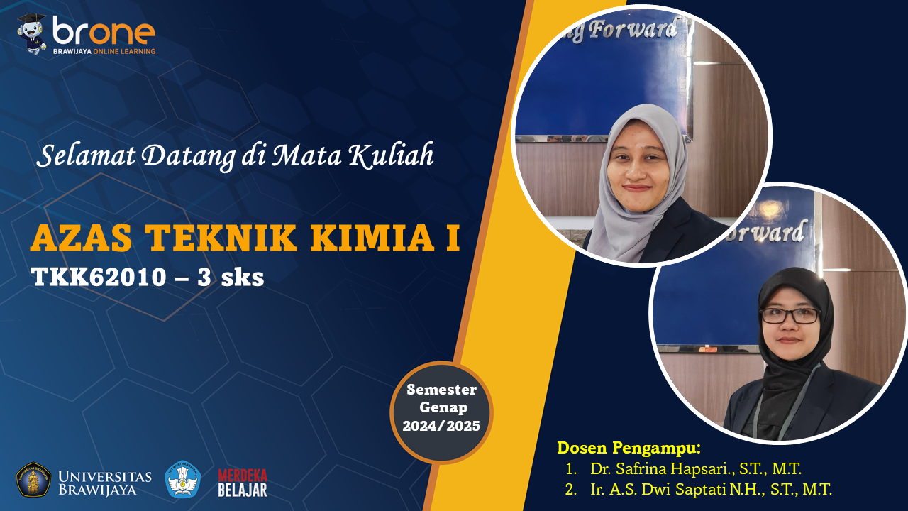 Azas Teknik Kimia I