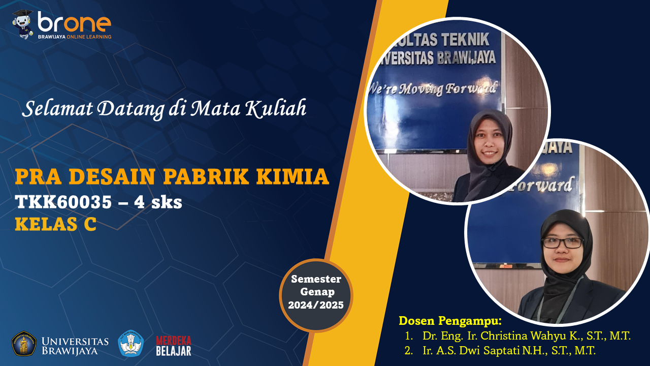 Pra Desain Pabrik Kimia Kelas C