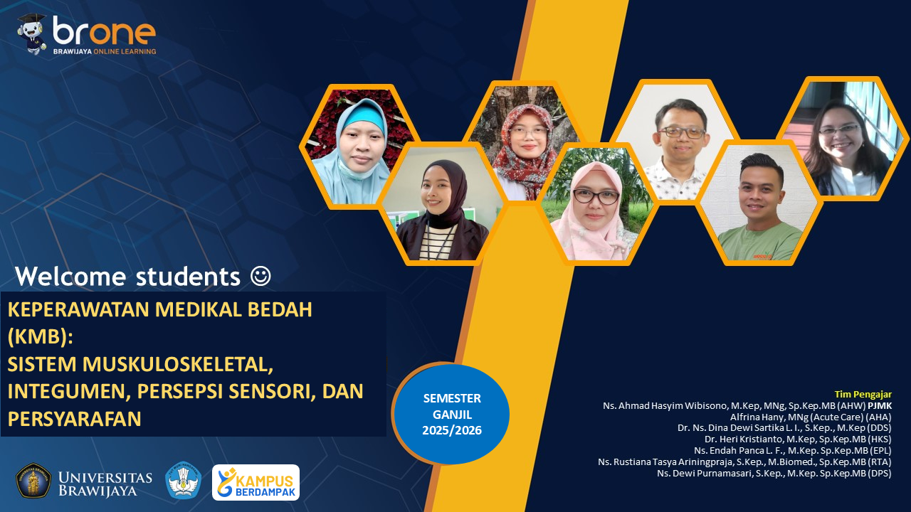 5 REG Keperawatan Medikal Bedah: Sistem Muskuloskeletal, Integumen, Persepsi Sensori, dan Persarafan