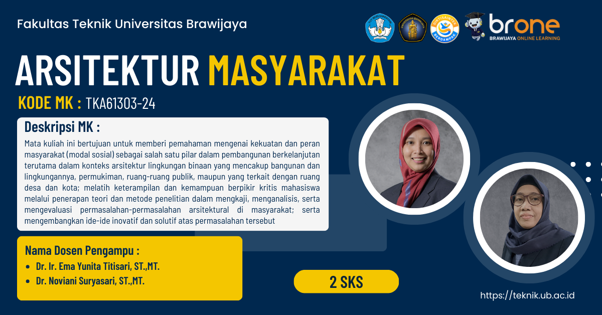 Arsitektur Masyarakat (TKA61303-24)