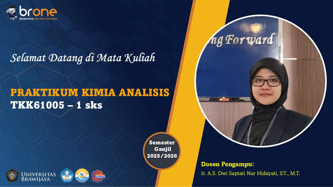 Praktikum Kimia Analisis GJL 2025-2026