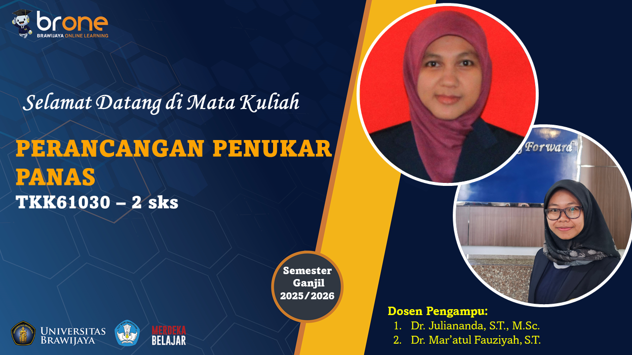 Perancangan Penukar Panas GJL 2025-2026