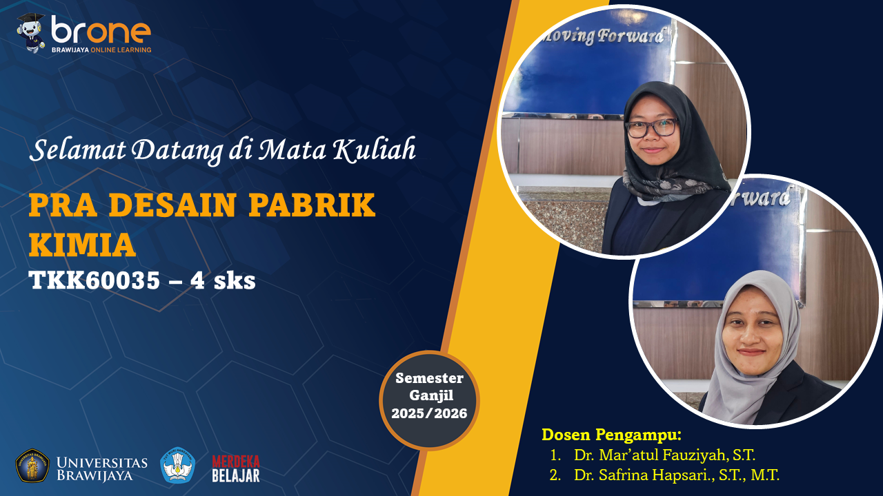 Pra Desain Pabrik Kimia GJL 2025-2026