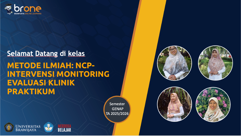 4A/2B Metode Ilmiah:NCP-Intervensi Monitoring Evaluasi Klinik (Praktikum)