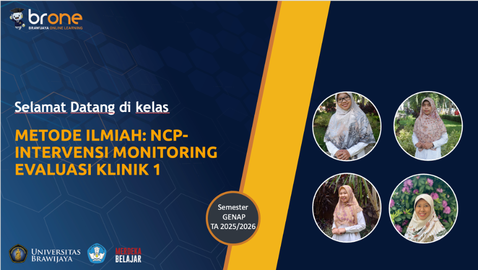 4A/2B Metode Ilmiah: Ncp-Intervensi Monitoring Evaluasi Klinik 1