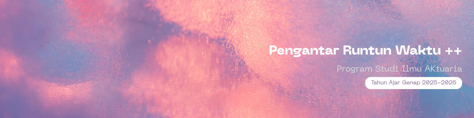 Pengantar Runtun Waktu++