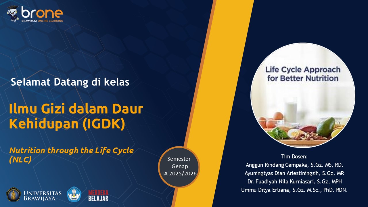 Gizi Dalam Daur Kehidupan