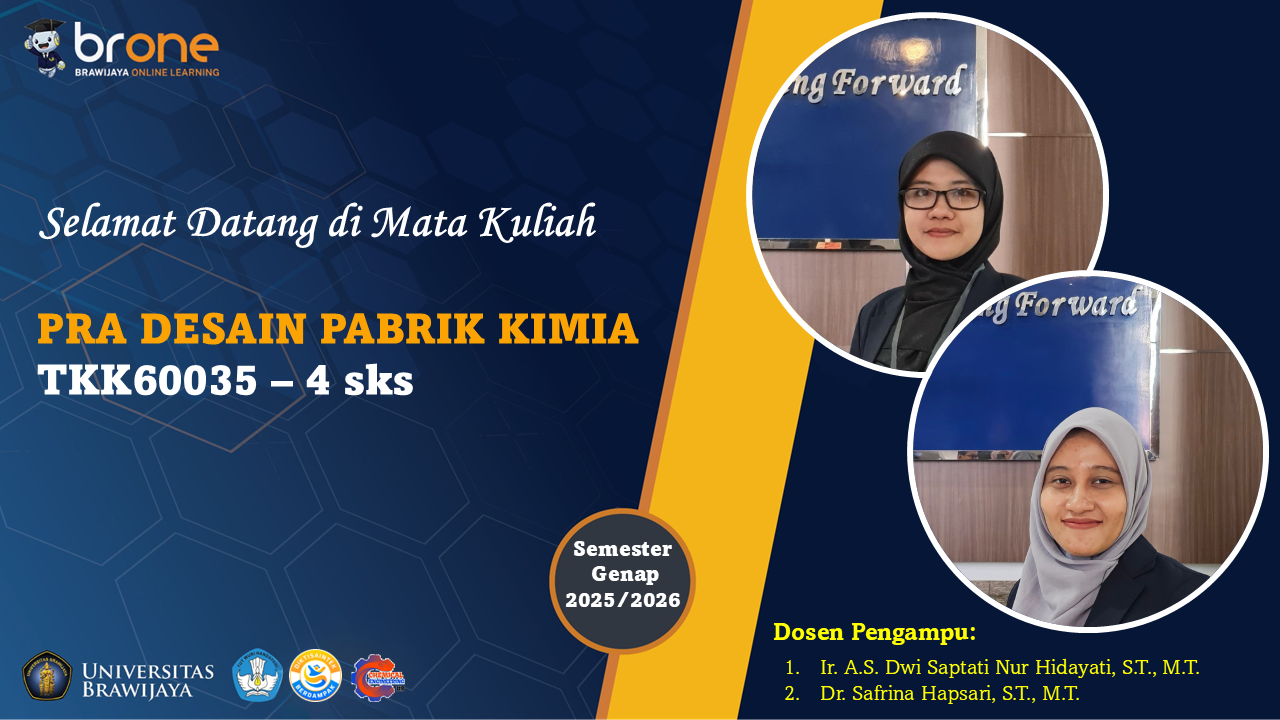 Pra Desain Pabrik Kimia Kelas E