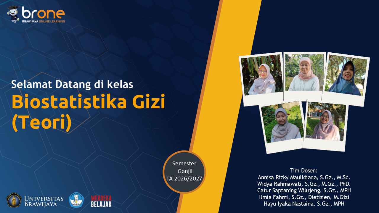 Metode Ilmiah: Biostatistika Gizi