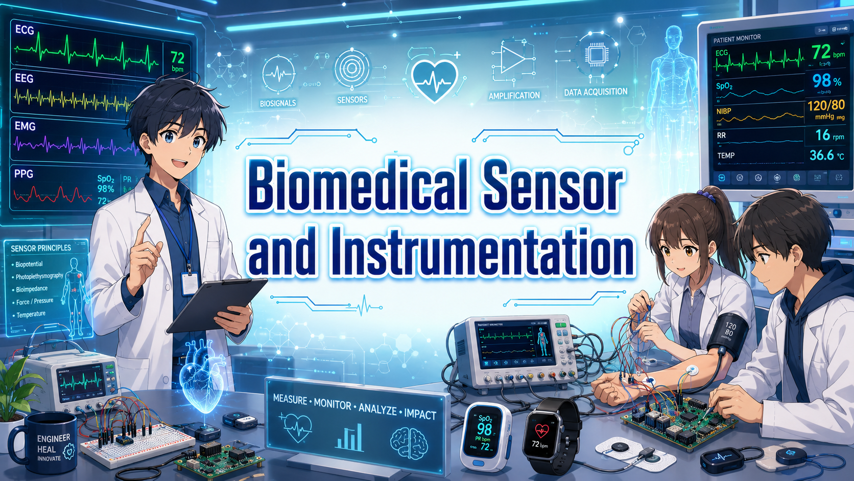Biomedical Sensor and Instrumentation
